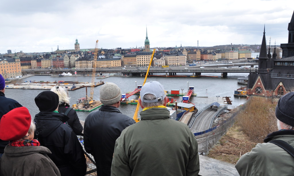 Vädret gjorde tunnelsänkning komplicerad