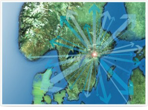 Katrineholm är enligt Catena Sveriges närmsta läge. Foto Catena