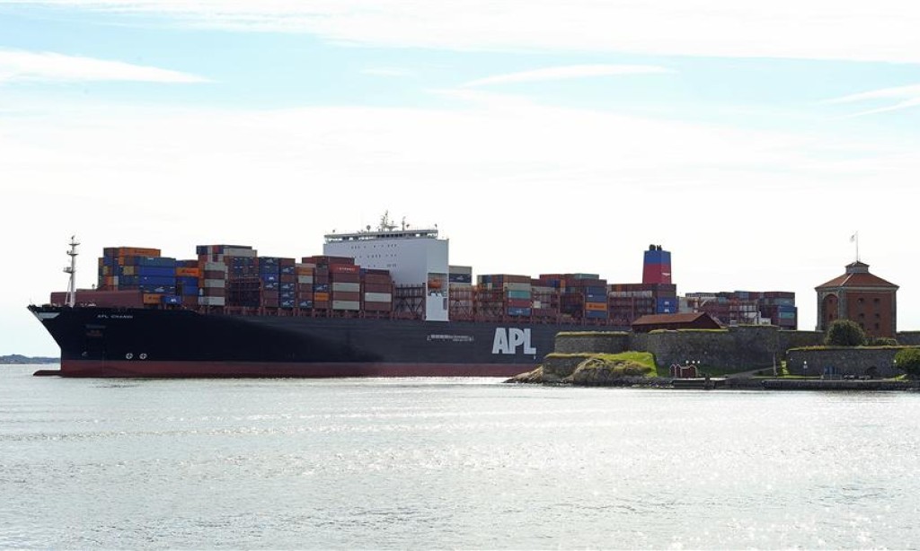 Fryst hamntaxa i Göteborg