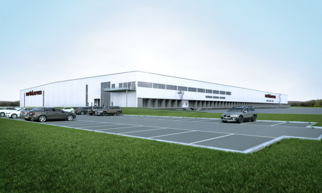 Martin & Servera bygger lager i Enköping