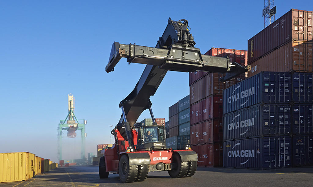 Containerrekord i Stockholms Hamnar