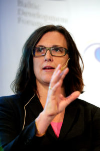 Cecilia Malmström 2009. Foto Wikimedia Commoms