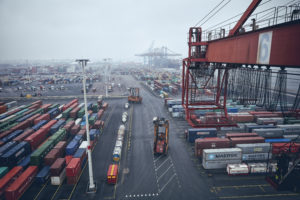 Problemen fprtsätter för APM Terminals Gothenburg. Foto Göteborgs hamn