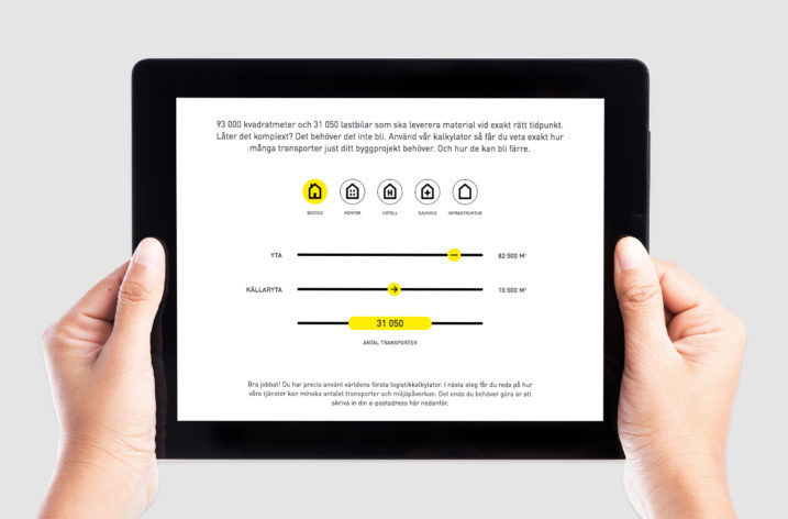 Ny “Logistikkalkylator” räknar på byggtransporterna