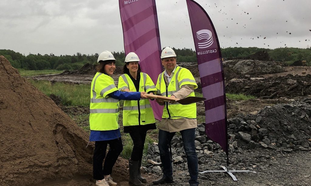 Bygget igång för Castellums nya logistikpark