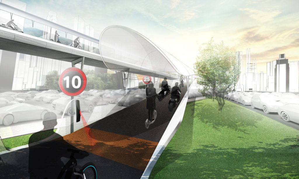 ”Hyperloop för cyklar” ska lösa Kinas trafikproblem