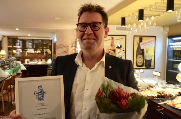 Jonas Backman är Årets sjöfartsprofil 2017