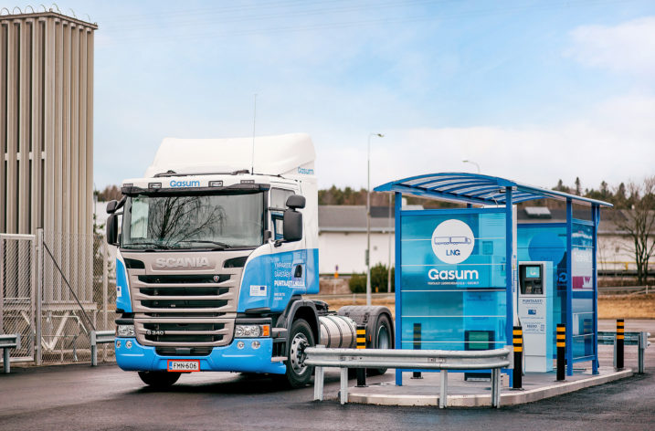 Får stöd för flytande biogasstationer