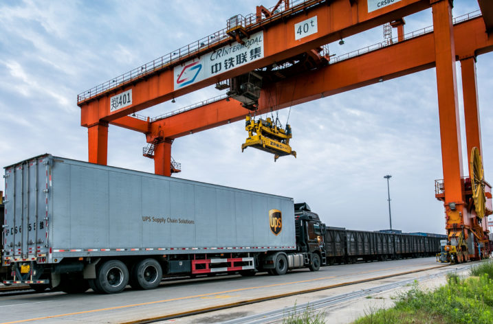 UPS lanserar ny järnvägstjänst till Asien