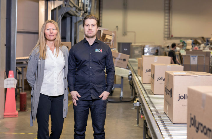 Jollyroom satsar på paketsortering