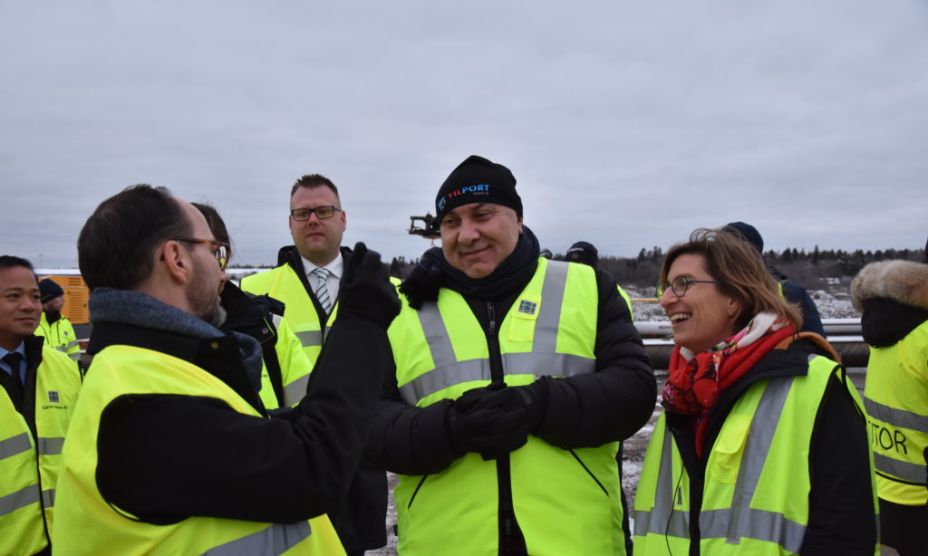 Nu drar bygget av Gävle nya containerterminal igång