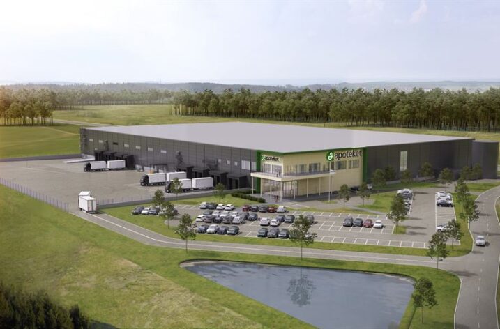 Apoteket till nybyggt lager i Eskilstuna