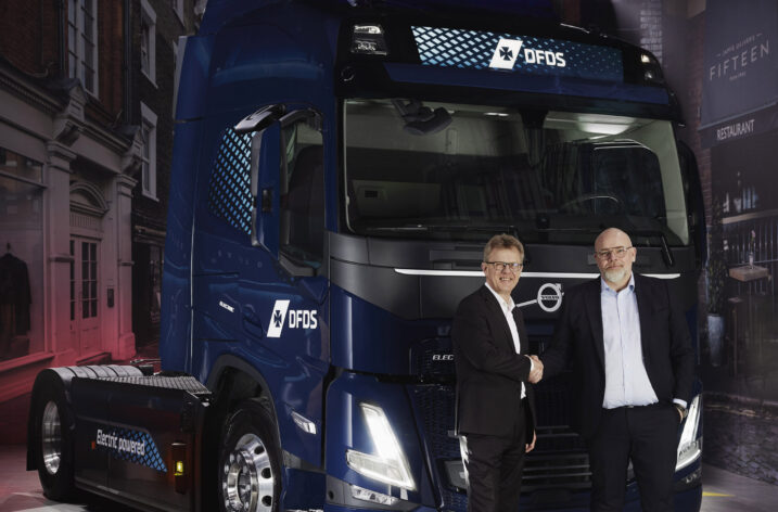 DFDS beställer ytterligare 100 el-lastbilar från Volvo
